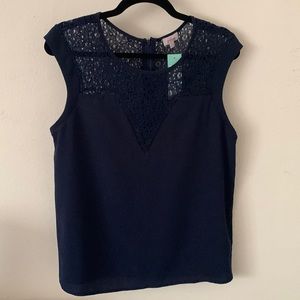 Pixley dark blue tank